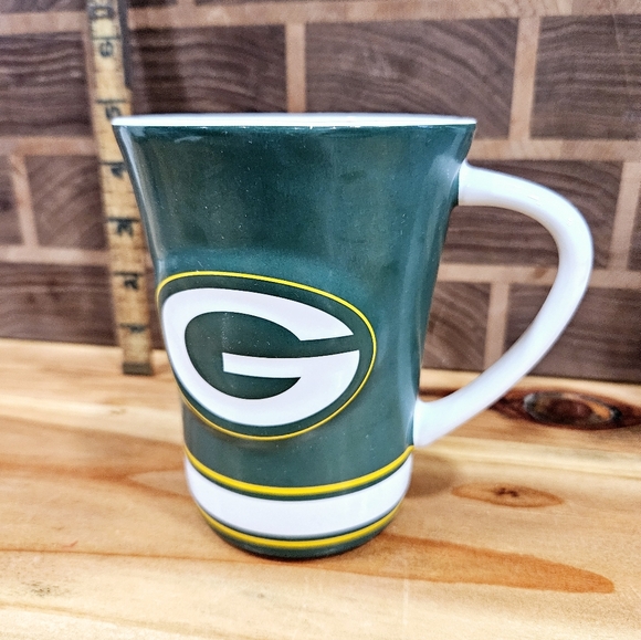Green Bay Packers NFL Football Logo Ceramic Coffee Tea Mug - Picture 2 of 5